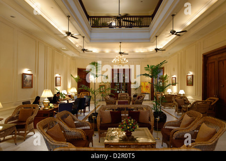 The Strand Hotel is a Victorian-style hotel built in 1896. Yangon region. Burma. Republic of the Union of Myanmar. Stock Photo