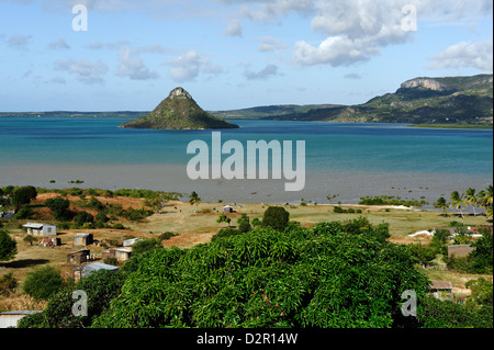 Le Pain de Sucre, Bay of Antsiranana (Diego Suarez). Diana region, Madagascar, Indian Ocean, Africa Stock Photo