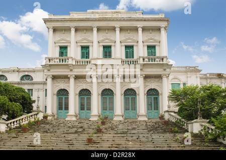 Facade of a building, National Library of India, Kolkata, West Bengal, India Stock Photo