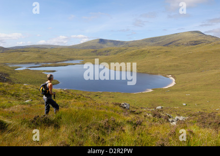 Loch Neldricken, Galloway Hills, Dumfries and Galloway, Scotland, United Kingdom, Europe Stock Photo