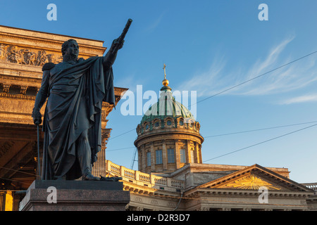 The Cathedral of Our Lady of Kazan, St. Petersburg, Russia, Europe Stock Photo