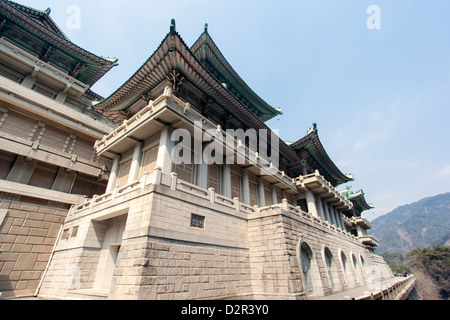 International Friendship Exhibition, complex housing the world's gifts for the Great Leaders, Mount Myohyang, North Korea Stock Photo