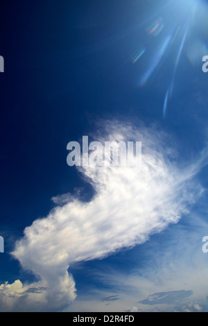 Cloud formation, Maldives, Indian Ocean, Asia Stock Photo