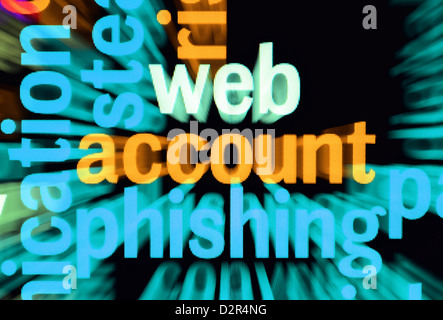 Web word cloud Stock Photo