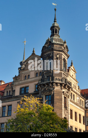 Tower of Green Vault (Grünes Gewölbe) museum in Dresden, Germany Stock Photo