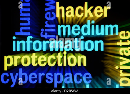 Web word cloud Stock Photo