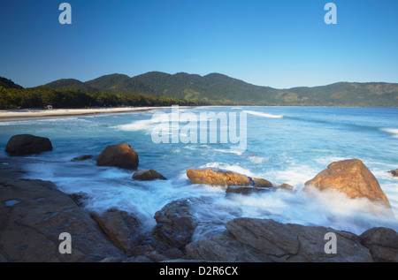 Lopes Mendes beach, Ilha Grande, Rio de Janeiro State, Brazil, South America Stock Photo