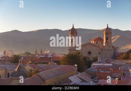 View of Cathedral, Potosi, UNESCO World Heritage Site, Bolivia, South America Stock Photo