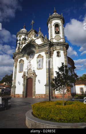 Sao Francisco de Assis (St. Francis of Assisi) Church, Sao Joao del Rei, Minas Gerais, Brazil, South America Stock Photo