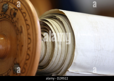 Jewish Torah scroll, Paris, France, Europe Stock Photo