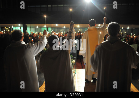 Easter vigil, Paris, France, Europe Stock Photo