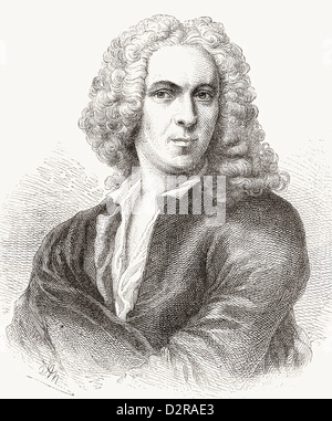 Carl Linnaeus, 1707 –1778, aka Carl von Linné. Swedish botanist, physician and zoologist. Stock Photo