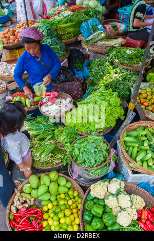 Central Market, Phnom Penh, Cambodia, Indochina, Southeast Asia, Asia Stock Photo