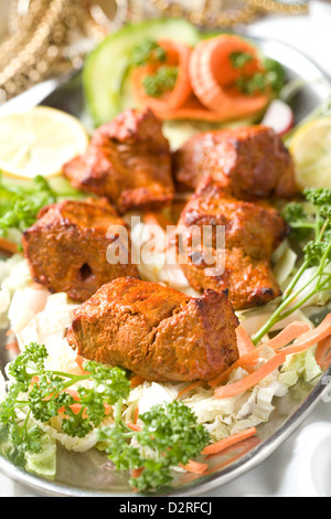 Indian food, Boti Kebab. Stock Photo