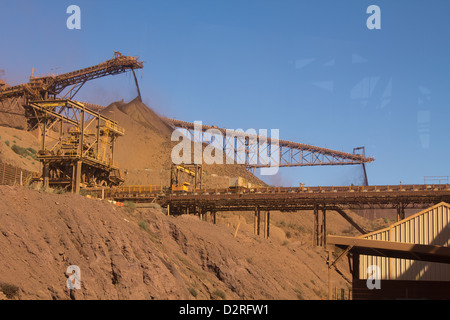 Rio Tinto Iron Ore Mine, Australia Stock Photo