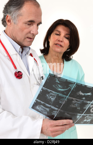 Doctors conferring Stock Photo