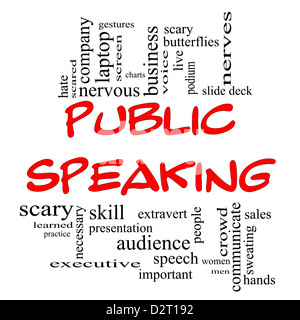 Public Speaking Word Cloud Concept with great terms such as business ...