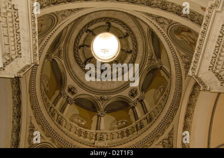 Domed ceiling of the Old San Juan Cathedral or Catedralof San Juan Bautista, Puerto Rico Stock Photo