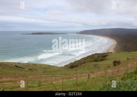 Florence Hill Lookout, Southern Island,New Zealand Stock Photo