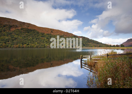 Reflections in the waters of Brothers Water in the Lake District National Park, Cumbria, England, United Kingdom, Europe Stock Photo