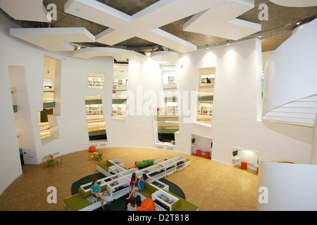 Interior of Clapham Library London Stock Photo
