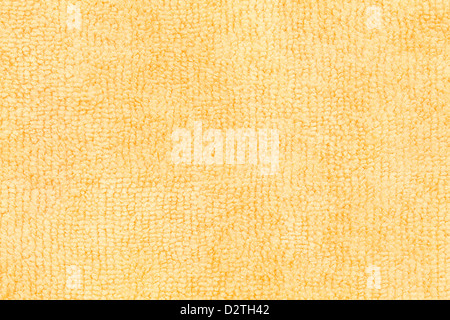 High resolution texture of yellow terry fabric Stock Photo
