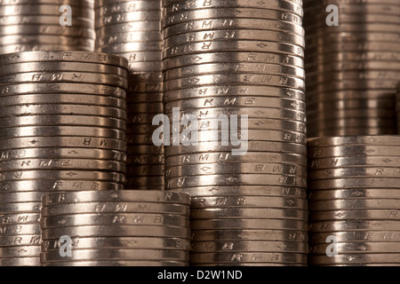 Large group of coins Stock Photo