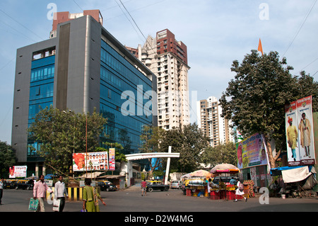 Orbit Plaza  JA Ravil Marg Prabhadevi Mumbai Maharashtra India ( Bombay ) Stock Photo