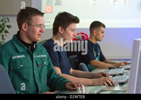 Berlin, Germany, CNC training center of Siemens AG Stock Photo