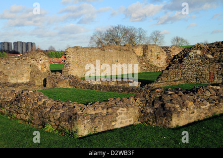 Ruins of Lesnes Abbey, Abbey Wood, London, UK Stock Photo