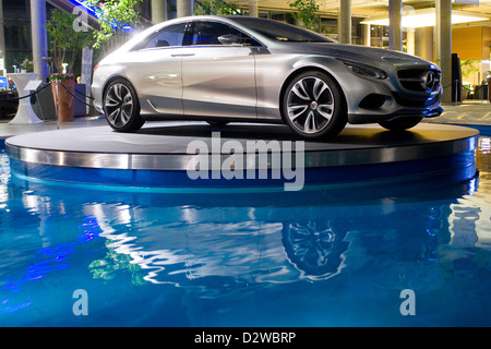 Berlin, Germany, Mercedes-Benz F 800 Style in the Mercedes World Stock Photo