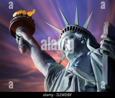 USA - NEW YORK: Statue of Liberty Stock Photo