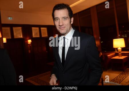 Actor Clive Owen  attends the 48th Golden Camera Awards (Goldene Kamera) at the Axel Springer Haus on February 2, 2013 in Berlin, Germany Stock Photo