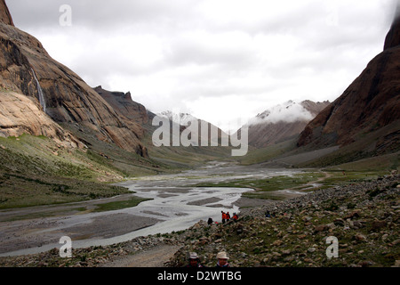 Holy Mount Kailash in western Tibet Stock Photo