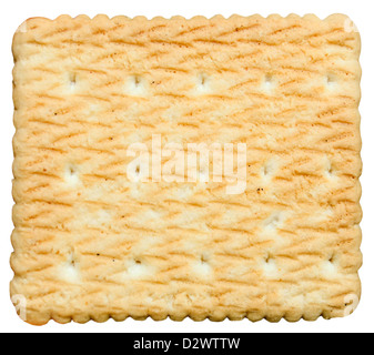 Biscuit isolated on white Stock Photo