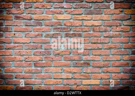 Wall made of old bricks Stock Photo