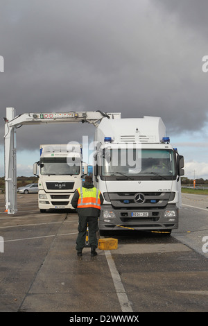 Brekendorf, Germany, Full Mobile Roentgenanlage (VMR) of Customs
