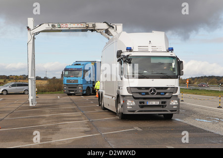Brekendorf, Germany, Full Mobile Roentgenanlage (VMR) of Customs