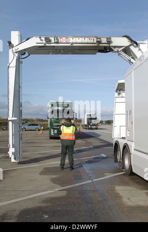 Brekendorf, Germany, Full Mobile Roentgenanlage (VMR) of Customs