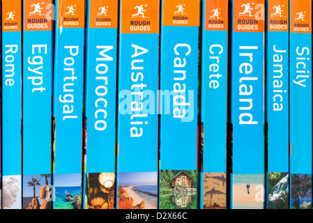 Rough Guide travel guide books Stock Photo