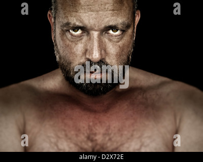 An image of a handsome man with a beard Stock Photo