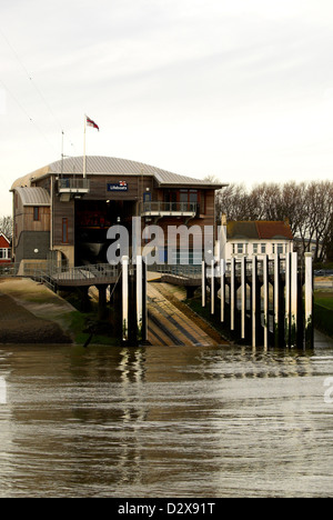 Shoreham-by-Sea Lifeboat Station, West Sussex.  This is the replacement building to the station that was demolished in January Stock Photo