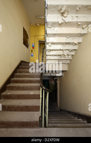 Berlin, Germany, staircase in a loft Stock Photo