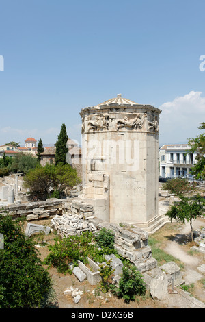 Water Clock , Agora, Athens, Greece, Europe Stock Photo - Alamy