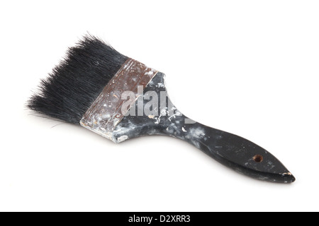 Paint brush on a white background. Stock Photo