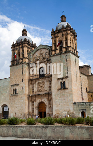 Santo Domingo de Guzmán Church in Oaxaca City - Mexico Stock Photo