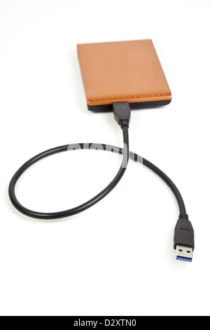 External hard drive, detail information technology, data storage, Stock Photo