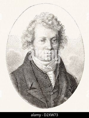 André-Marie Ampère, 1775 – 1836. French physicist and mathematician. Stock Photo
