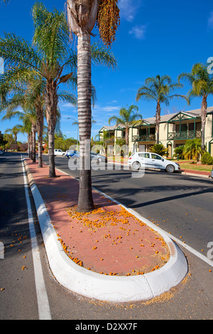 Main street of Renmark South Australia Australian Stock Photo