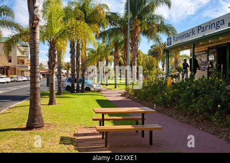 Main street of Renmark South Australia Stock Photo